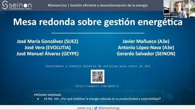 Evolutia participa en la mesa redonda sobre gestión energética organizada por Seinon