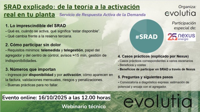 SRAD explicado: de la teoría a la activación real en tu planta