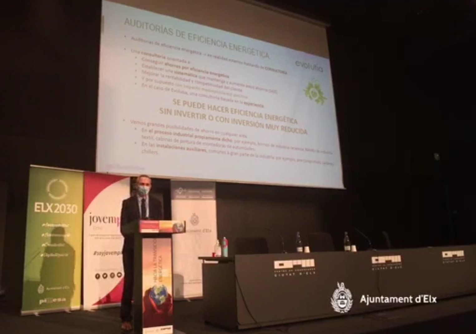 Evolutia participó en la jornada “Eficiencia Energética y Sostenibilidad en la empresa” el pasado 29 de octubre