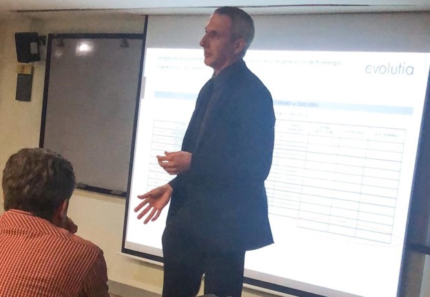 INTERVENCIÓN DE EVOLUTIA EN LA JORNADA TÉCNICA EFICIENCIA ENERGÉTICA EN PROCESOS DE GENERACIÓN DE BIOENERGÍA DE LA CÁMARA DE COMERCIO DE CALI (COLOMBIA)