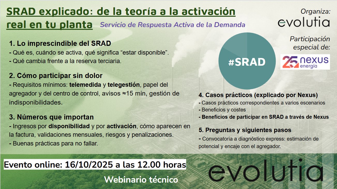 SRAD explicado: de la teoría a la activación real en tu planta