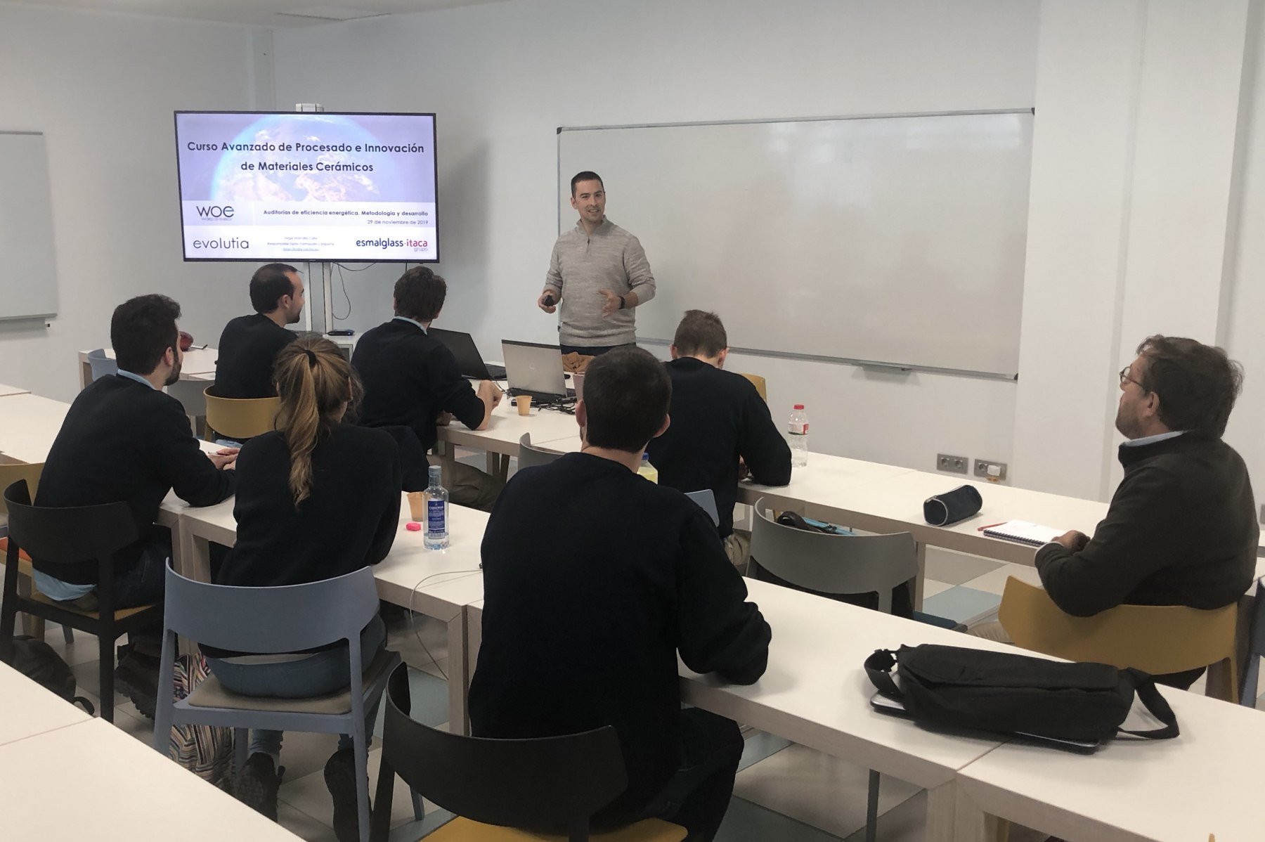 WOE IN COMPANY. EVOLUTIA INTERVIENE EN EL CURSO AVANZADO EN PROCESADO E INNOVACIÓN DE MATERIALES CERÁMICOS DEL GRUPO ESMALGLASS-ITACA
